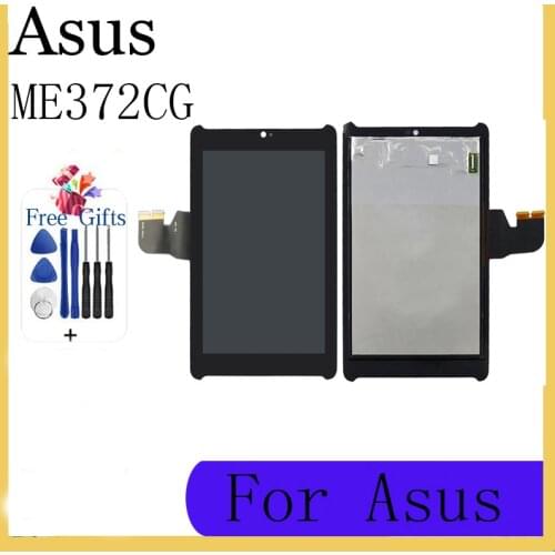 For Asus Fonepad 7 ME372CG ME372 K00E LCD Display Matrix Touch Screen Digitizer Assembly with Frame Tablet Tools