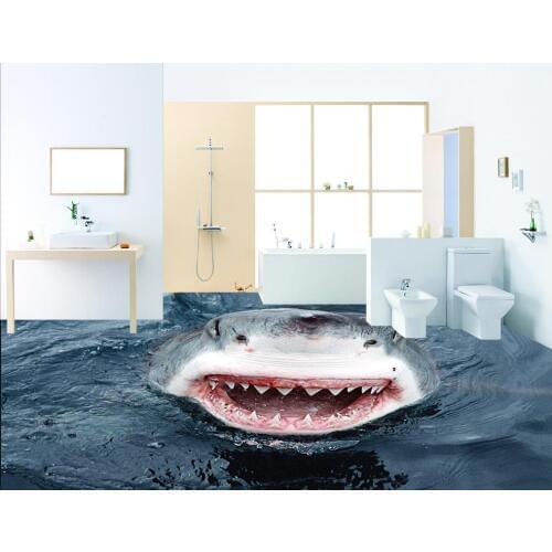 Ocean floor murals in wallpapers Custom Photo self-adhesive 3D floor 3d floor wallpapers 3d floor painting