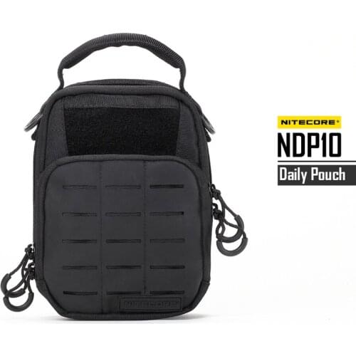 NITECORE NDP10 Daily Pouch Multifunctional bag 1000D Nylon Fabric Light-Weight Outdoor Tools Bag Waist bag chest pack
