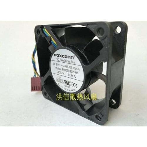 Original Foxconn pv602512esf OA DC12V 0.35A 6cm PWM temperature control fan