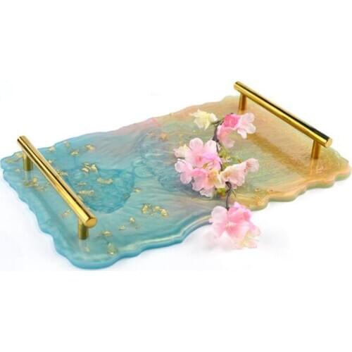 Crystal Epoxy Resin Mold Fruit Plate Casting Silicone Mould Handmade DIY Crafts MXME