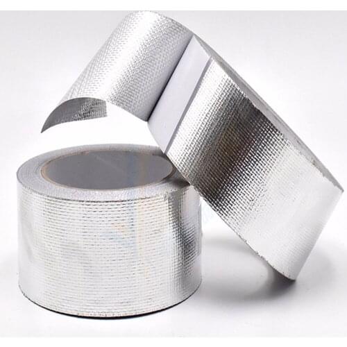 Strong Aluminium Self Adhesive Foil Tape Roll Foil Tape For Car Exhaust Repair Panel Mayitr Hot Selling 120mmx25m