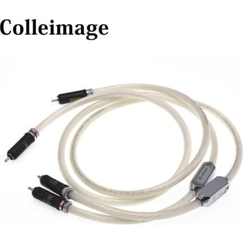 Colleimage Pair Music Beetle Fever Audio Cable CD DVD Amplifier Interconnect 2RCA to 2RCA Male Audio Cable