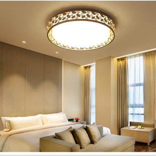 Modern Acrylic Led Bedroom Ceiling Light Circular Energy Saving Fashion Parlor Ceiling Lamp Surface Mounted Remote Control