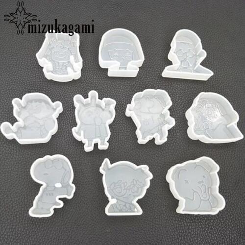 1pcs Transparent Silicone Mold Drop Bear Cartoon Animals For DIY Fashion Jewelry Making Finding Accessories