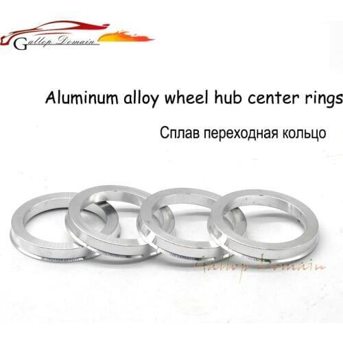 4pieces/lots 66.1-64.1 Hub Centric Rings OD=66.1mm ID= 57.1mm Aluminium Wheel hub rings Free Shipping Car-Styling