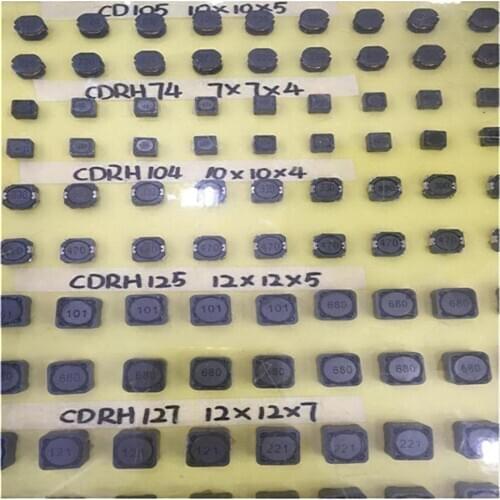 7X7X4mm Electronics inductor 100uH 150uH 220uH 330uH 470uH 680uH 1000uH 1mH chip shield inductor ,500pcs/lot