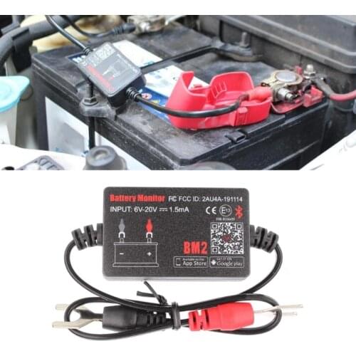 Automotive Battery Monitor 12V Bluetooth Car Battery Detector Low Power Consumption Testing Equipment