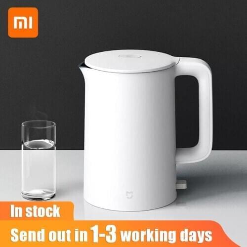 Xiaomi Mijia Electric Kettle Fast Hot boiling Stainless Water Kettle Teapot Intelligent Temperature Control Anti-Overheat 1A