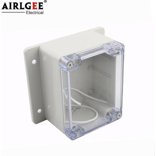 Best selling 160 * 160 * 90mm ABS IP65 transparent cover waterproof junction box electrical engineering box custom plastic box