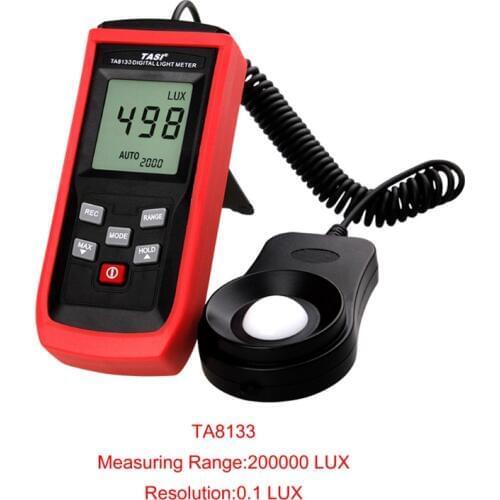 TA8133 Digital Luxmeter illuminance Light Meter 200000Lux Lux/FC illuminometer