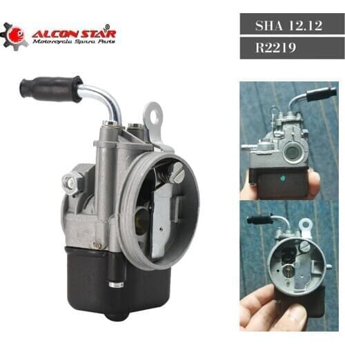 Alconstar 12mm SHA Carburetor For PIAGGIO Ciao PX FL VESPA moped pocket SHA 12/12 DELLORTO Carb for Vespa Piaggio Kinetic