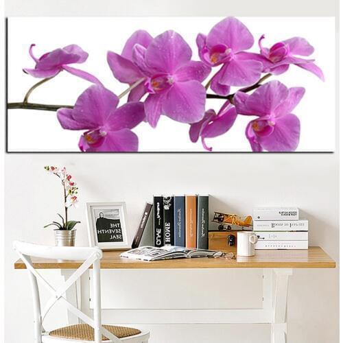 Pink Orchid Flower diamond art full drill square circle diamond painting Map Diy Diamond Embroidery puzzle mosaic diamondZP-3303