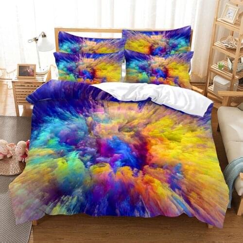 Color Painting Bedding Set Duvet Cover Set 3d Bedding Digital Printing Bed Linen Queen Size Bedding Set Fashion Design