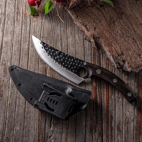 6inch Handmade Kitchen Knife Chopping Boning Knife Chefs Fish Meat Cleaver Vegetable Cooking Cutter