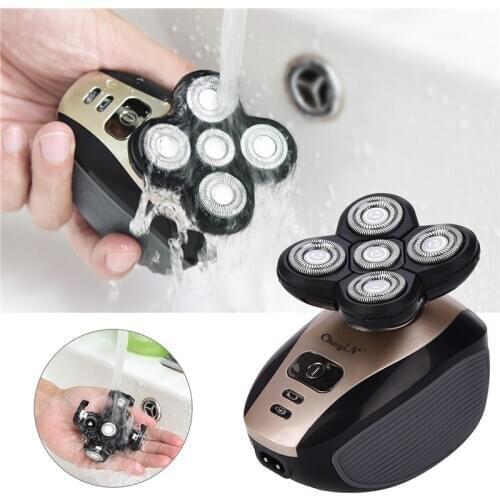 5 in 1 4D Electric Mens Shaving Machine 360 Degree Electric Shaver Male Nose Trimmer Water Resistant Beard Sideburns Trimmer 31