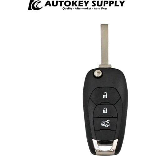 New Replacement ForChevrolet Remote Flip Key Shell 3B AKGMF124