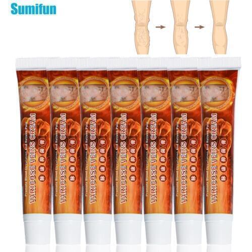 Sumifun 2020 New Varicose Veins Treatment Cream 100% Original Medical Plaster Vasculitis Phlebitis Spider Pain Relief Ointment