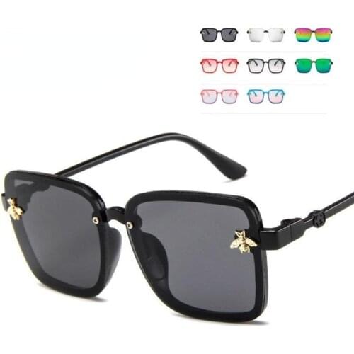 New Oversize Square Kids Sunglasses Luxury Brand Designer Children Sun Glasses Boys Girls Outdoors Travel UV400 Eyewear