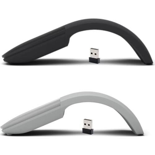 2.4Ghz Optical Maser Pointing Foldable Touch Wireless Mouse Ergonomic Fold Design Mini Mice for Notebook Laptop Tablet