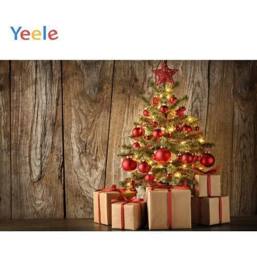 Yeele Christmas Photocall Old Chalet Decor Pine Gift Photography Backdrop Personalized Photographic Backgrounds For Photo Studio