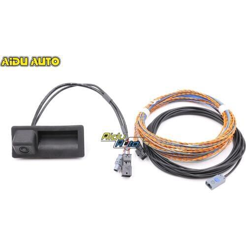 For Audi A6 C7 Avant Allroad MIB 2 UNIT 4G0 827 566 A Rear View Camera Trunk handle with High Guidance Line 4G0827566A 4S0980556