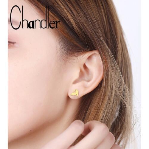 Chandler Lovely Cute Cat Stud Earrings For Women Animal Lover Gift Rock Boho Earring Minimalist Small Piercing Stud Plate Bijoux