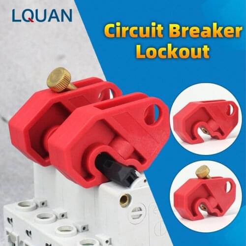Universal Moulded Case Circuit Breaker Lockout Electrical Air Switch Handle Tool-Free MCCB Safety Lock Off LOTO Devices