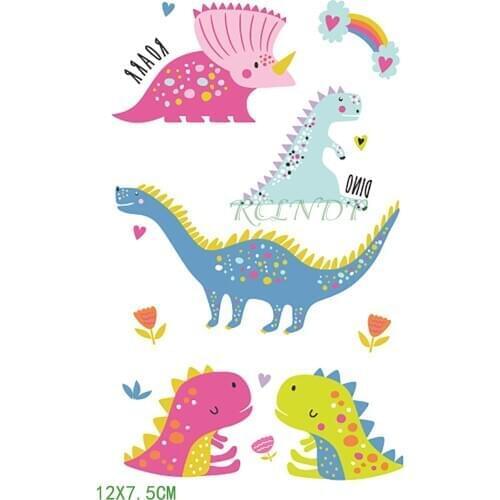 Waterproof Temporary Tattoo Sticker on body dinosaur tattoo tatto stickers flash tatoo fake tattoos for men girl women kids