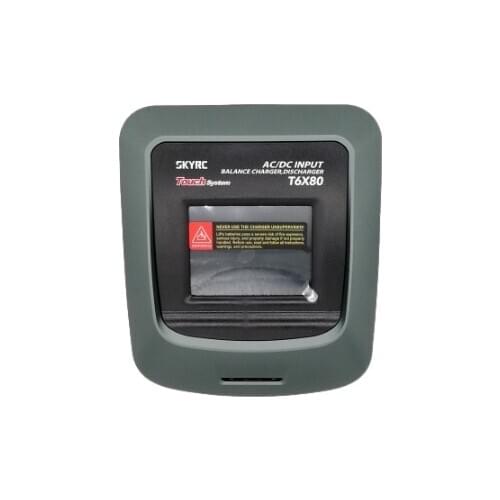 SKYRC T6X80 80W 8A AC/DC LCD Touch Screen Battery Balance Charger Discharger For RC Drone FPV Quadcopter Multicopter Spare Parts