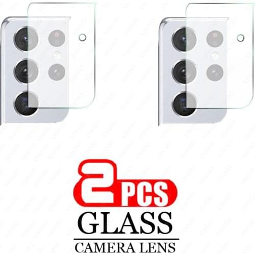 2PCS Camera Screen Protectors Glass For Samsung Galaxy S21 ultra Plus Protective Glass On The For Samsung S21 + Film S 21 21Plus