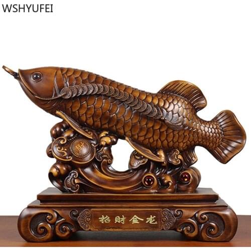 Resin Animal Model Retro Ornaments Living Room Wine Cabinet Accessories Office Desktop Lucky Fortune Decoration Home Decor