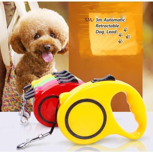 3m Automatic Pet Leashes Retractable Dog Leash Extending Walking Large dogs Laisse Enrouleur Flexi Llong Nylon Portable Medium E