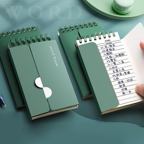 4pcs Right Point Small Portable To Do List Mini Journal Notebook Travelers Notebook School Student Planner Spiral Motepad