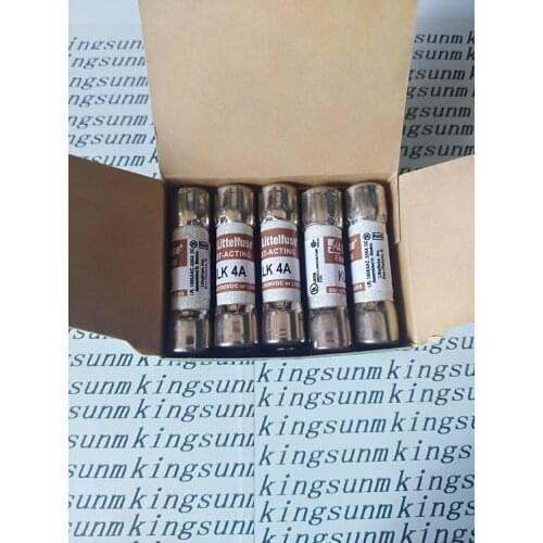 Free shipping 10pcs KLK 4 fuse 10X38 4A Littelfuse 600VAC