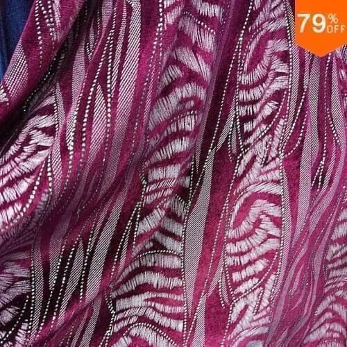 Diamond flashing velvet fabric bead dress sewing fabric luxury High-end Flashing Gold Thread Korea Velvet Lace Fabric Velvets