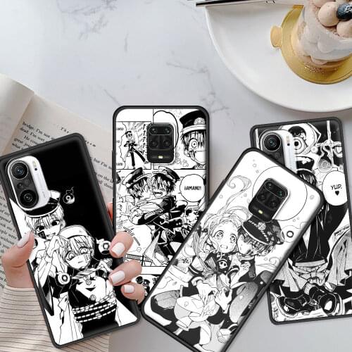 Cover For Redmi Note 10 9 8 7 Pro Max Manga Toilet Bound Hanako Kun TPU Bumper Cellphone Shell for REDMI K40 K30 K20 9i 7a 6a