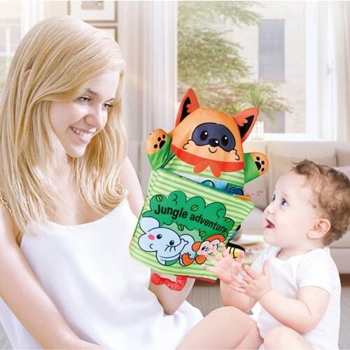 Cloth Baby Books, Kid Cognize Books, Educational Toys Role Play Doll Toys for Early Children Development