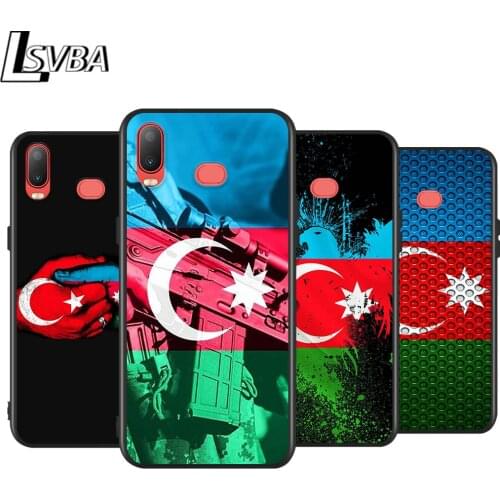 Azerbaijan Algeria Flag for Samsung Galaxy A9 A8 Star A750 A7 A6 A5 A3 Plus 2018 2017 2016 Black Phone Case Soft Cover