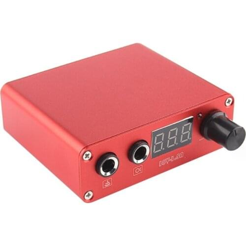 GXMC AU/EU/UK/US Plug Mini Tattoo Power Supply with Digital LCD Display Screen Tattoo Machine