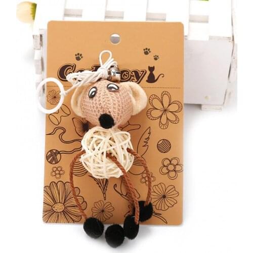 Cat Sepak Takraw Mice Bear Ring Doll Chewing Kitten Toy Anti-bite Pet Supplies cat accessories juguetes para gatos jouet chat