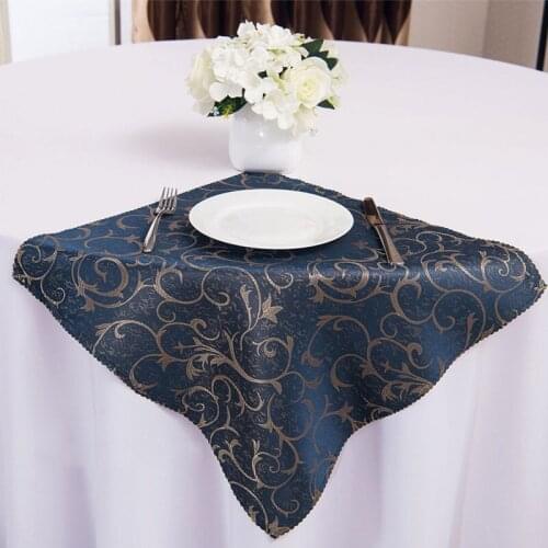 10PCS/Lot 48cm Wedding Decoration Cloth Napkins Kitchen Table Dinner Linen Napkin for Restaurant Supplies Polyester Handkerchief