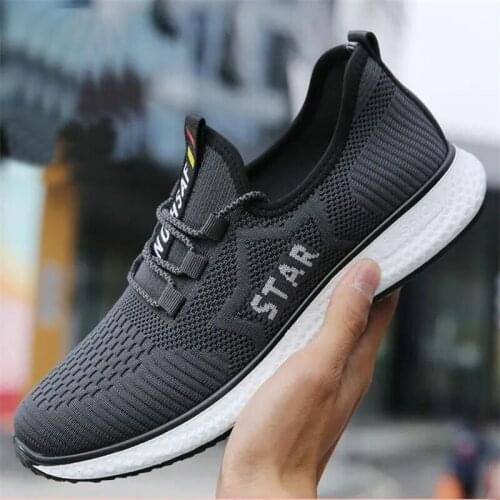 Zapatos Hombre Black Sneakers Men Casual Shoes Breathable Sports Running Mens Shoes Fashion Light Hard-Wearing Male Sneaker 2021