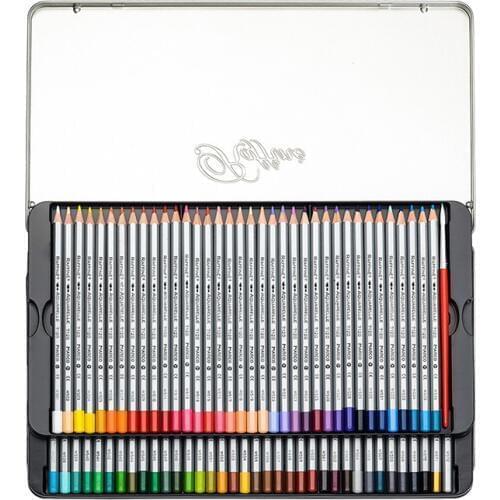 Marco Art design 72 color water-soluble color pencils beginner painting painting special color lead iron box packaging 7120