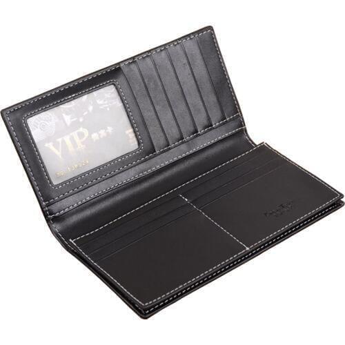 Fashion Luxury Brand Men Wallet with Large Capacity Card Holder Classic Simple Ultra-thin Long Man Wallets Purse Bag Cuzdan