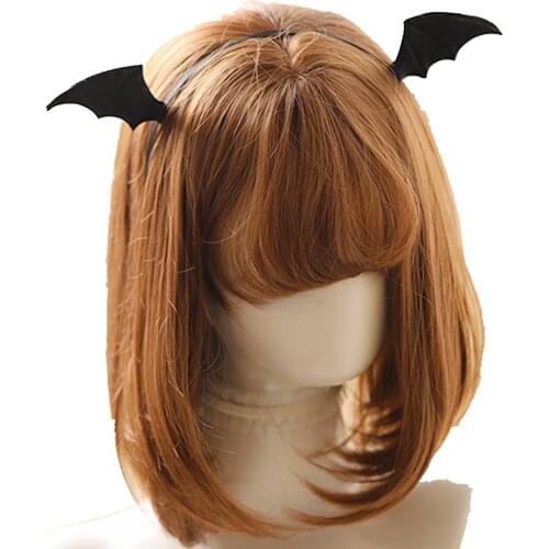Devil Wings Bat Hairband Wings Bat Headband Dress-up Costume Halloween Cosplay Party Hair Accessories