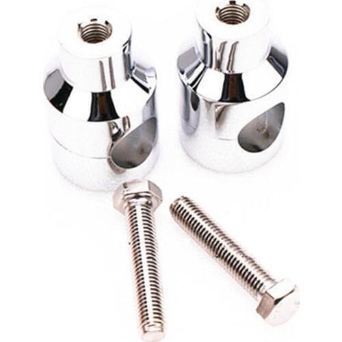 Pair 7/8" 22mm Universal Handlebar Risers Motorcycle Dirt Bike Cruiser Chopper Cafe Racer Old School Bobber