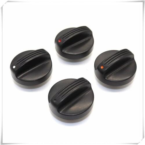 2 Pieces Plastic Round Shaft Knob Diameter 34.5mm Height 25.5mm Potentiometer Encoder Knob Gear Shaped Inner Hole 6mm