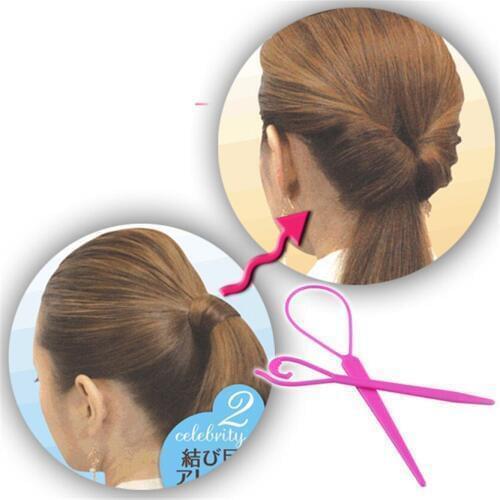 Ponytail Creator Plastic Loop Styling Tools Pony Topsy Tail Clip Hair Braid Maker Styling Tool Fashion Salon