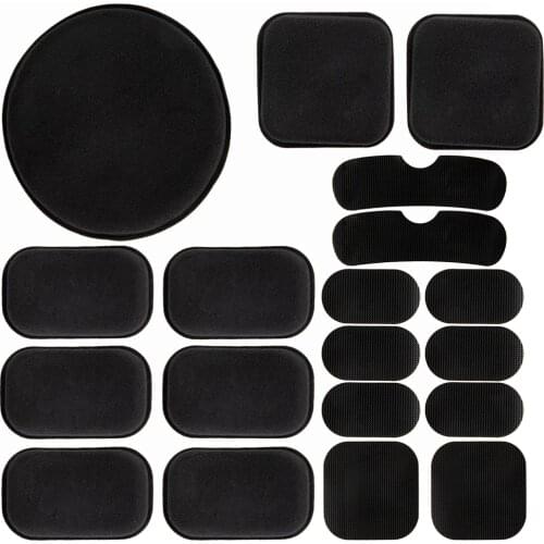 Airsoft Helmet Pads 19PCS/Set Tactical Helmet Replacement Accessories Soft Foam Insert Motorcycle Padding Kits Bicycle Bike